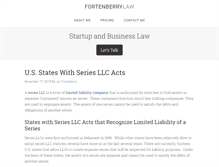 Tablet Screenshot of fortenberrylaw.com